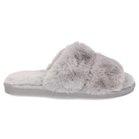 Fur slippers Grey YL-60
