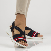 Leather sandals Filippo DS3500/22 NV navy