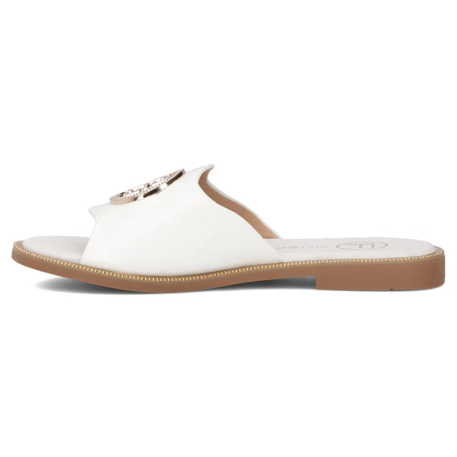 Klapki Filippo DK6908/25 WH białe