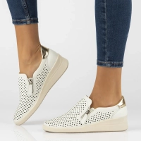 Leather shoes DP6210/24 BE beige