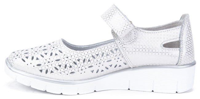 Półbuty Filippo DP640/19 WH white