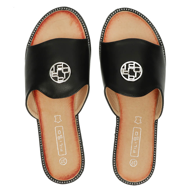Slippers Filippo DK3668/22 BK black
