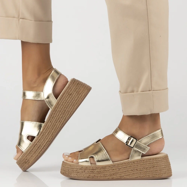 Leather sandals Filippo DS7024/25 GO gold