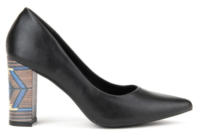 Czółenka Filippo DP1102/19 BK czarne