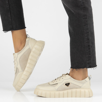 Leather sneakers Filippo DP4533/23 BE beige