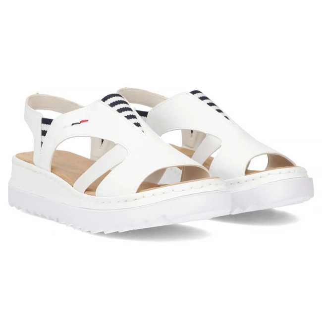 Sandals Rieker V44Y5-80 white