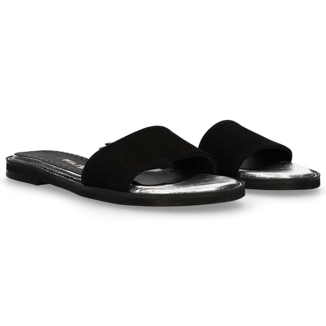 Slippers Filippo 091 Black Suede