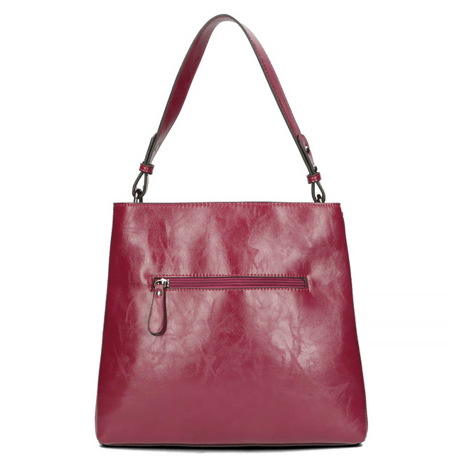 Torebka Ines Delaure 1682203 bordowa