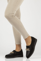 Leather shoes Filippo DP3696/22 BK black