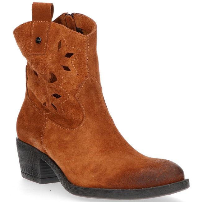 Botki Filippo 30051 Welur Brąz