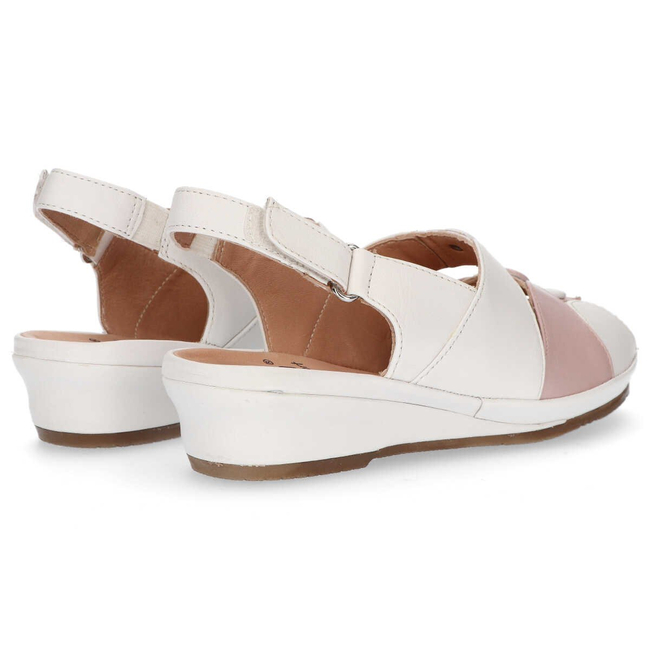 Sandały Jana 8-29292-22 151 White/Rose