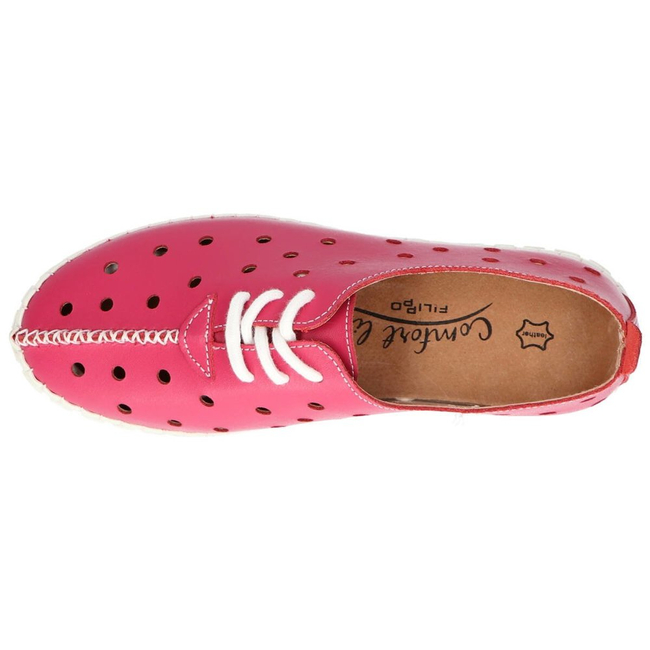 Leather shoes Filippo DP1225/20 FH pink