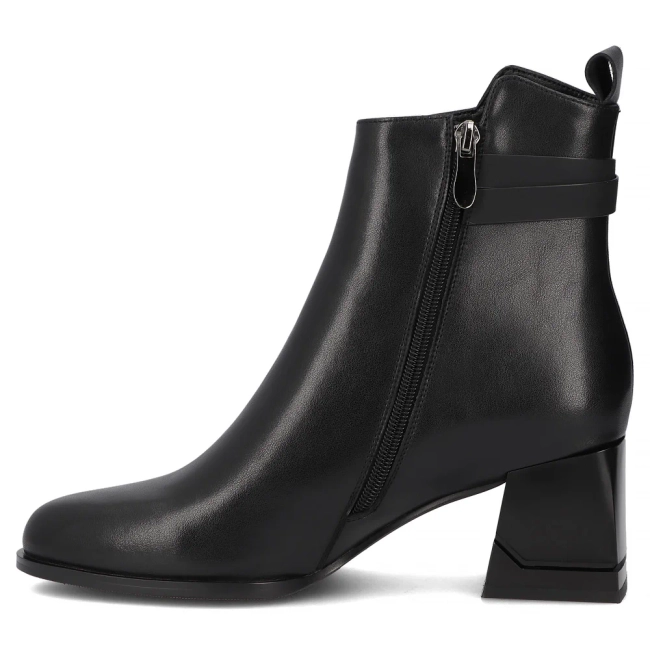 Leather ankle boots Filippo DBT7364/25 BK black