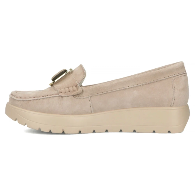 Leather loafers Filippo DP7056/25 BE beige