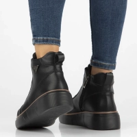 Leather ankle boots Filippo DBT6452/24 BK black