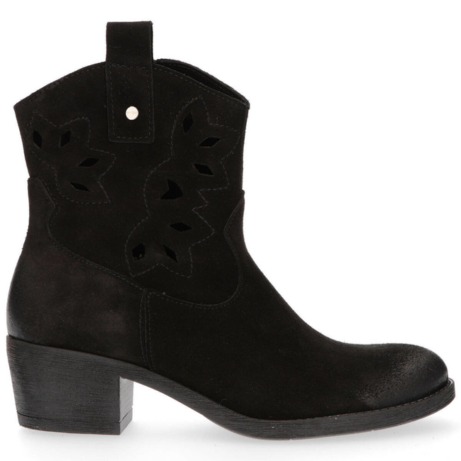 Botki Filippo 30051 Welur Czarny