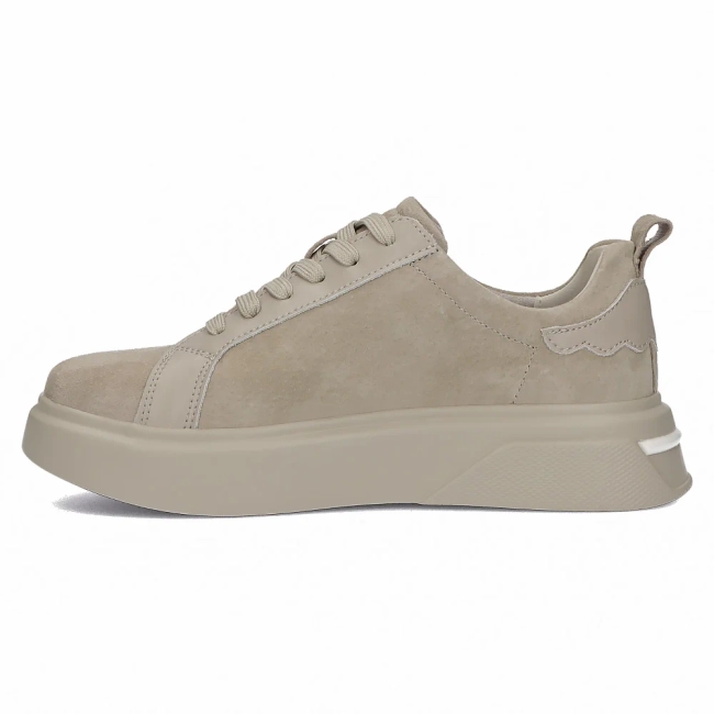 Leather sneakers Filippo DP4580/23 BE grey