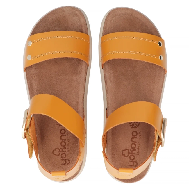 Skórzane sandały Yokono tunez TUNEZ-128 NAP MANGO