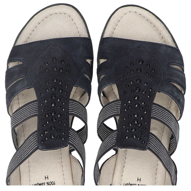 Sandały Jana 8-28651-24 805 Navy