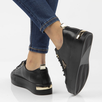 Leather shoes FILIPPO DP3533/22 BK black