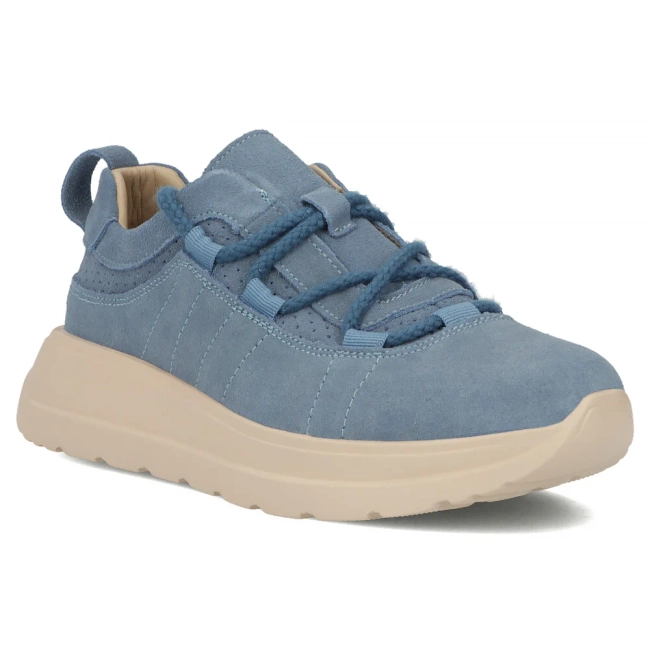 Leather sneakers Filippo DP6706/25 BL blue