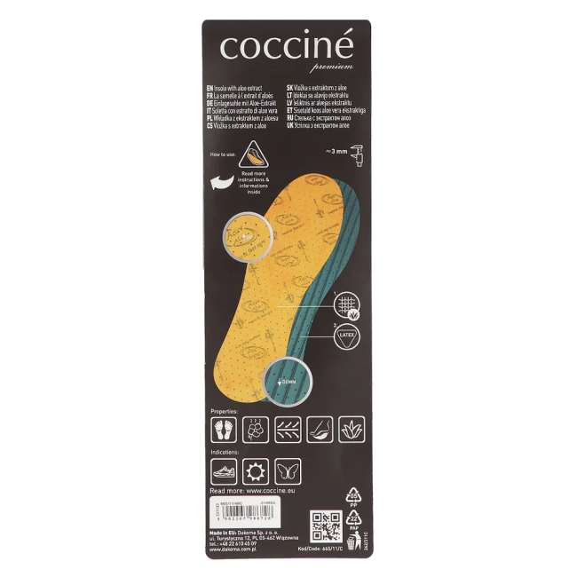 Coccine wkładka lateksowa Aloe Vera