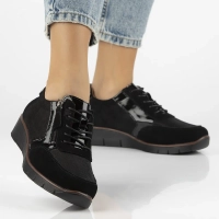 Leather shoes Filippo DP4912/25 BK black