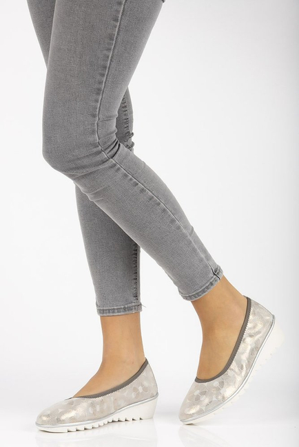 Leather shoes Filippo DP045 18 GO BE gold