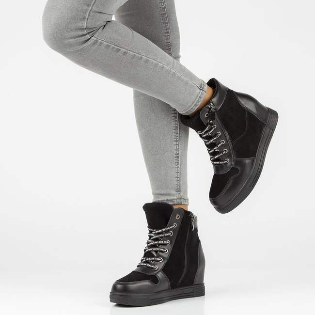 Leather ankle boots Filippo DBT3148/21 BK Black