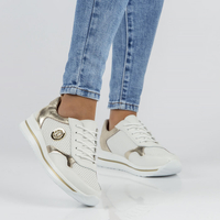 Leather sneakers Filippo DP3544/22 WH white