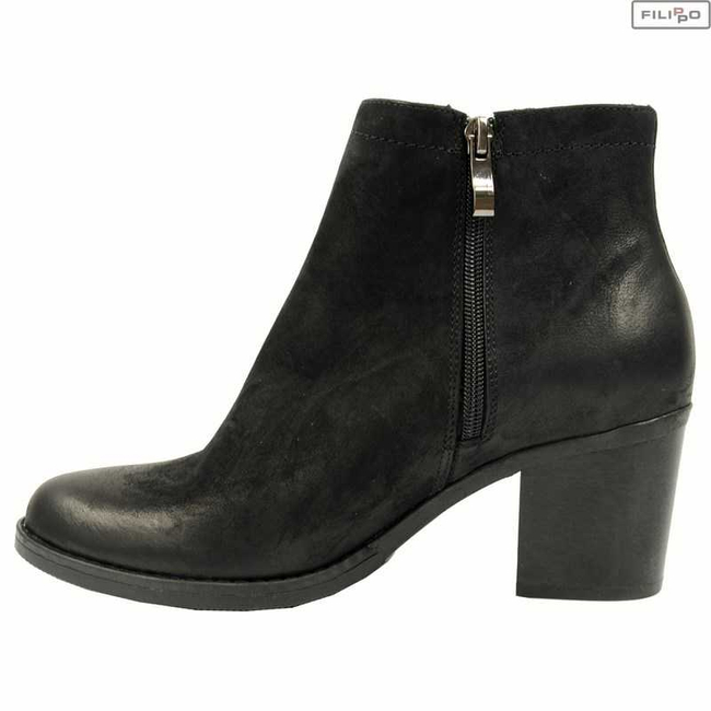 Botki VIOLA 2262 czarny+czerwony 8021799