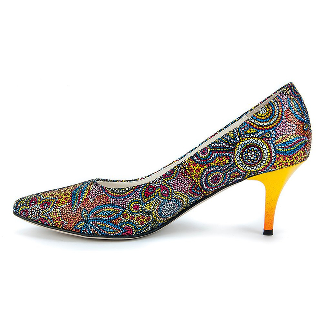 Pumps FILIPPO 2161 Peacock Eye Yellow