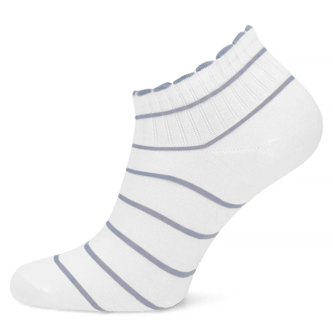 Women's Socks 2401-13 stripes white