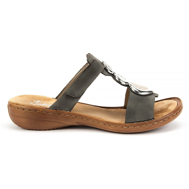 Klapki Rieker 608A2-40 Grey