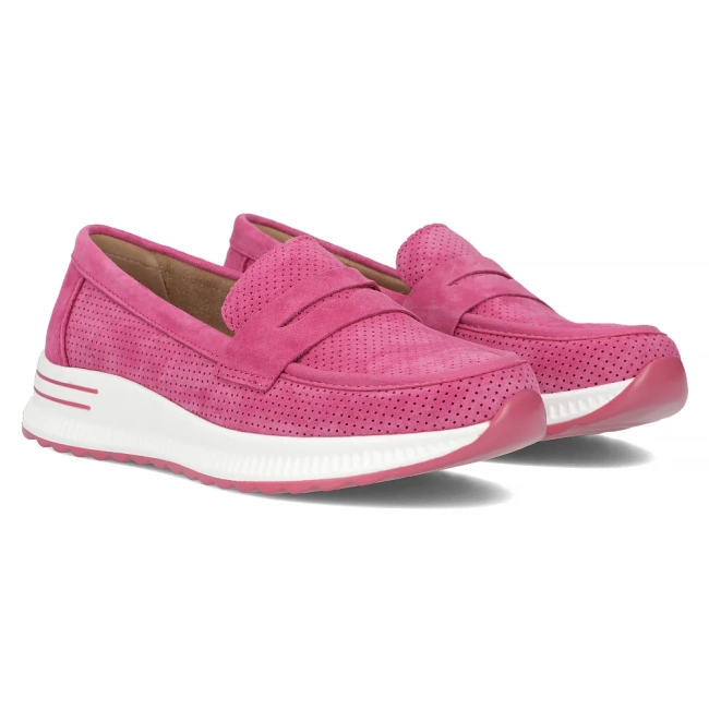 Leather shoes Filippo DP6750/25 FH pink