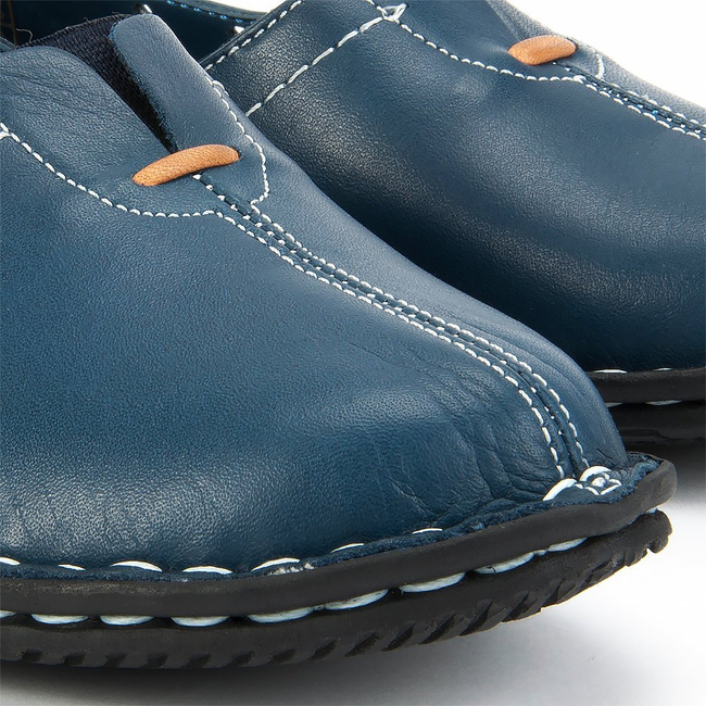 Półbuty Lanqier 38C358 Blue/Brown