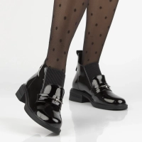 Leather ankle boots Filippo DBT7313/25 BK black