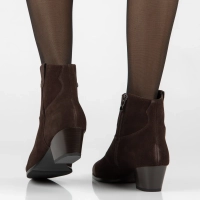 Leather heeled cowboy boots Filippo DBT8251/26 D BR brown