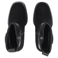 Leather ankle boots Filippo DBT8014/26 BK SU black