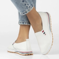 Leather shoes Filippo DP3510/25 WH white