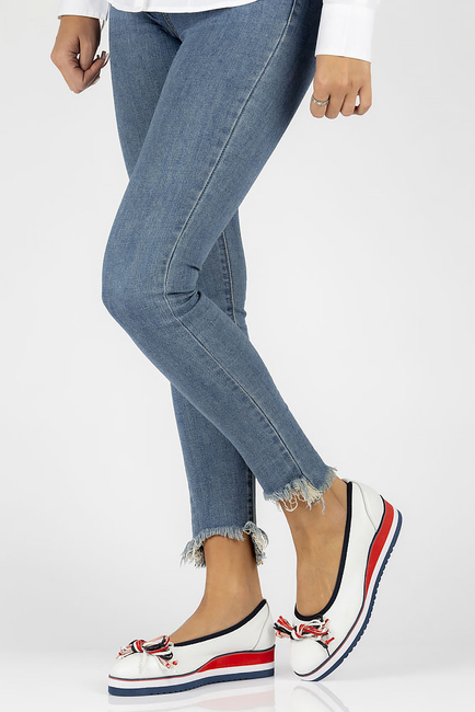 Leather ballerinas Filippo DP2159/22 WH white