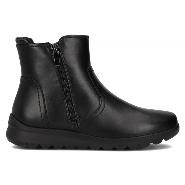 Leather ankle boots Filippo DBT6630/24 BK black