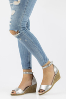 Leather sandals Filippo DS2137/21 SI silver