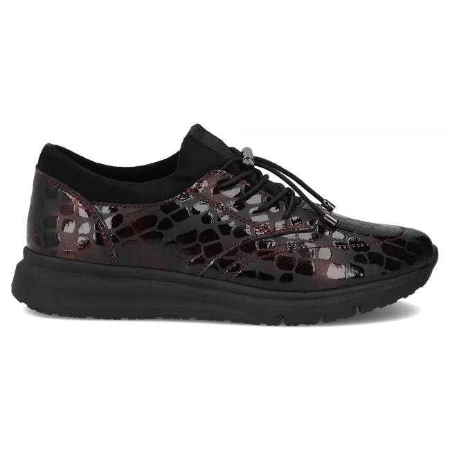 Leather shoes Filippo DP7117/26 BG burgundy