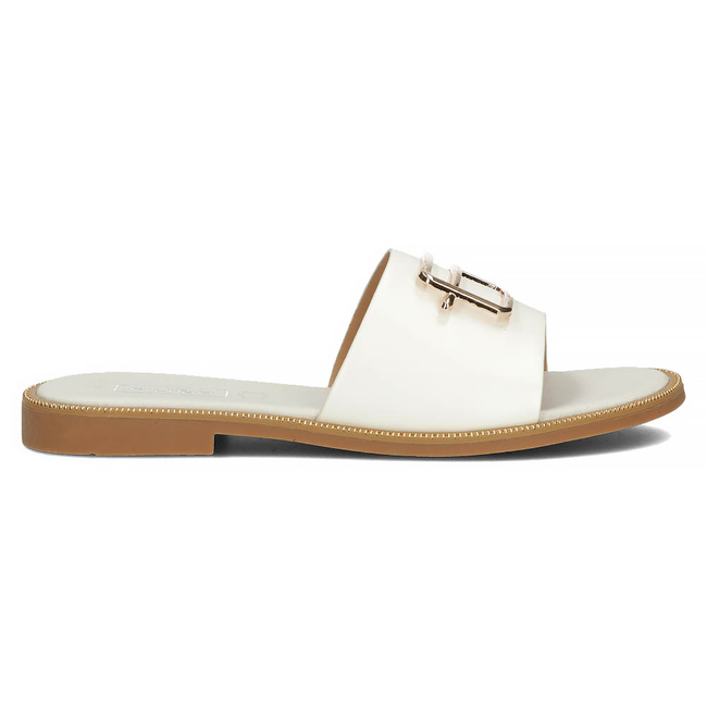 Klapki Filippo DK3701/22 WH białe