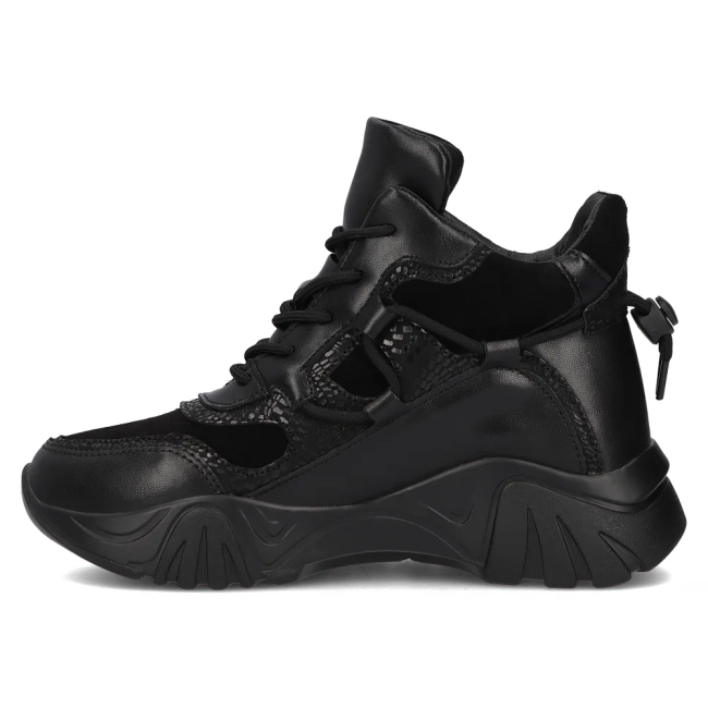 Leather ankle boots Filippo DBT6367/24 BK black