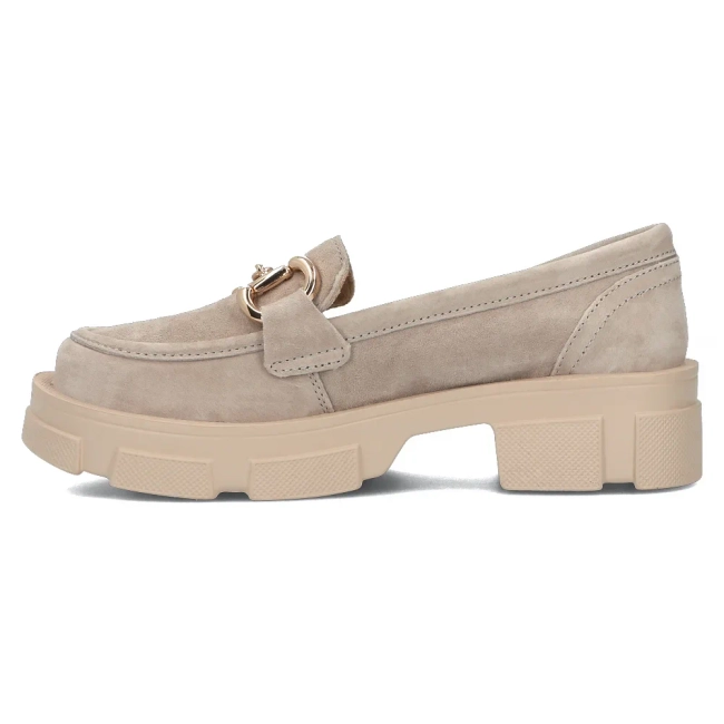 Leather shoes Filippo DP6100/24 TP taupe