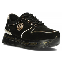 Leather Sneakers Filippo DP3588/22 BK black
