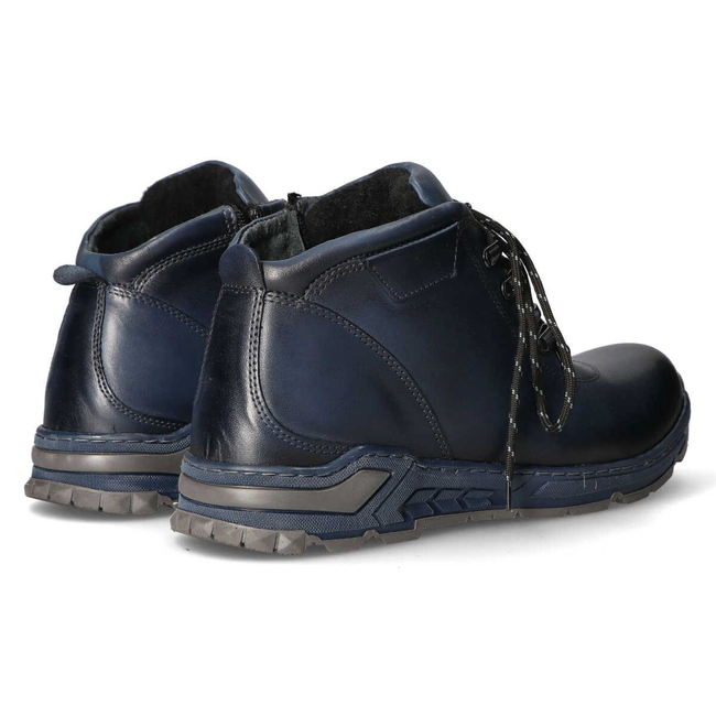 Leather shoes Filippo 043C-696 navy blue