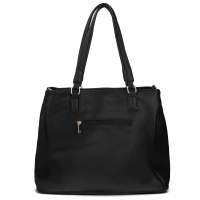 Black shoulderbag velvet mist